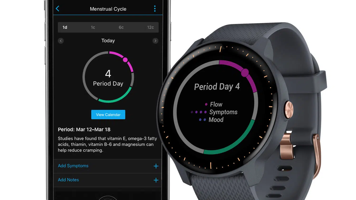 Garmin mct watch and phone