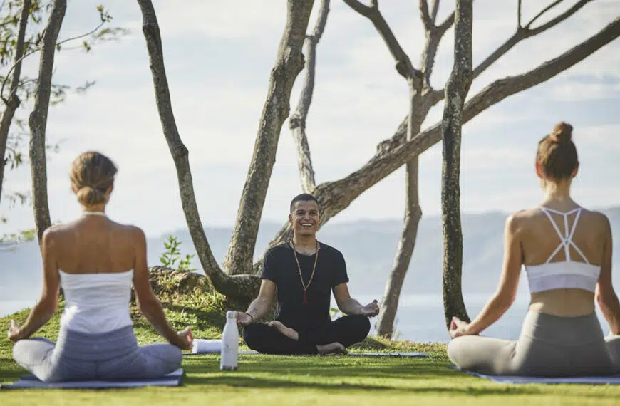 people doing meditation