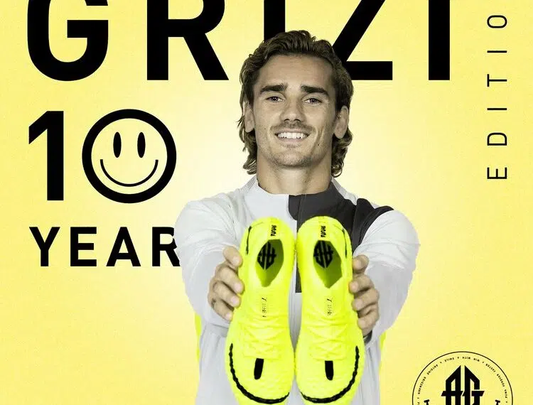 Antoine Griezmann Co-Designs A Football Boot To Celebrate Ten Years Of His Professional Career