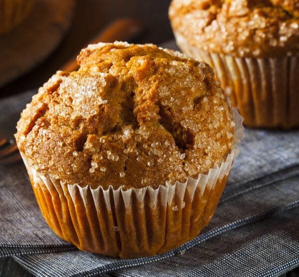 Protein packed paleo pumpkin muffins recipe ready for halloween