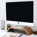 Apple Mac on desk