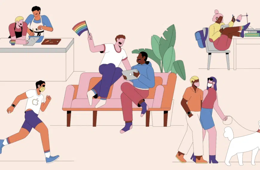 Apple pride goes virtual apple watch pride edition illustration 05182020