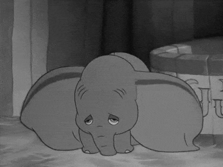 Dumbo sad