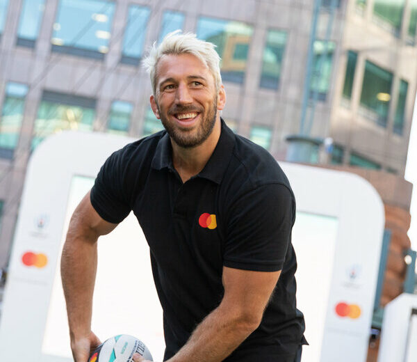 England and harlequins rugby star chris robshaw experienced his own tackle using a first of its kind haptic teslasuit