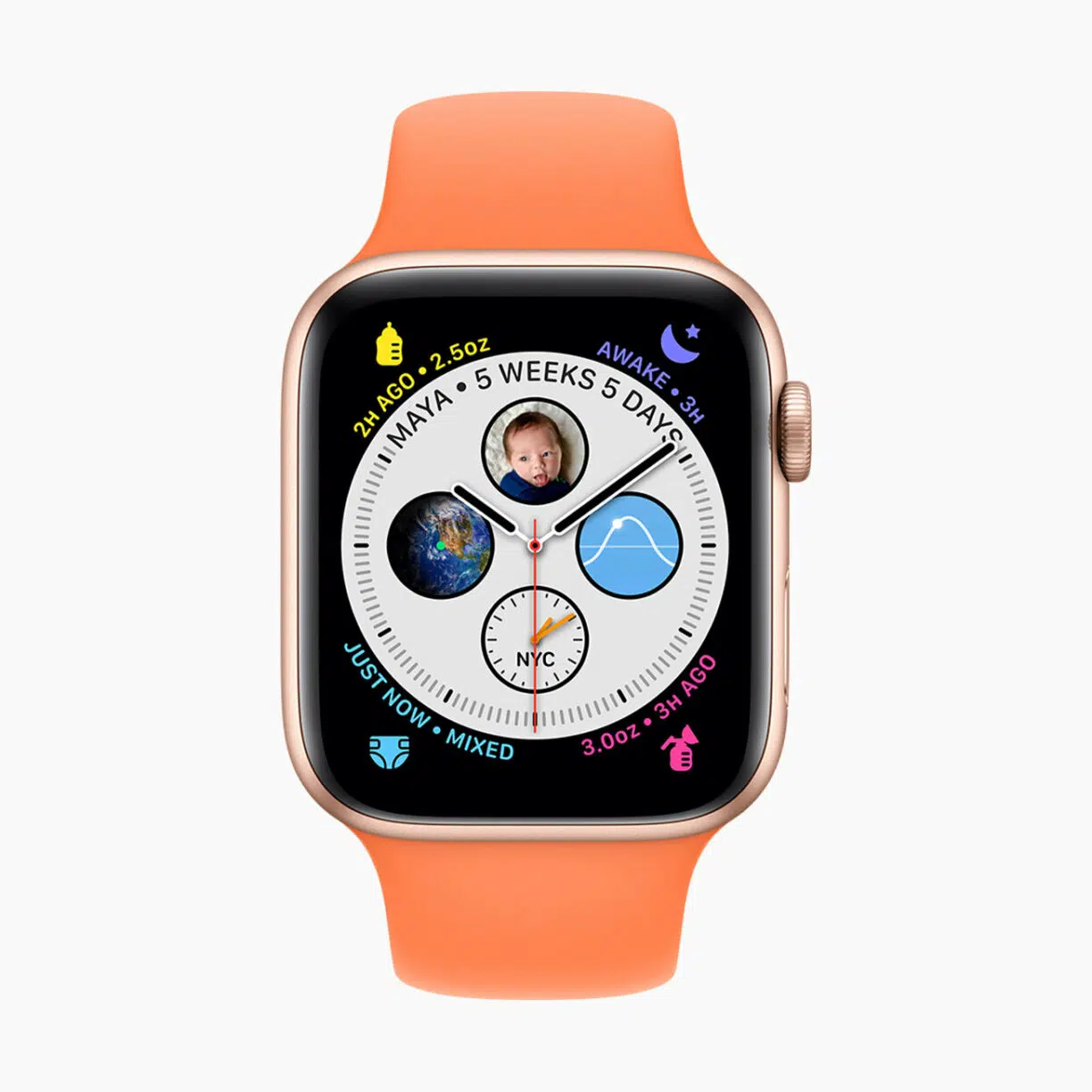 Apple watch watchos7 glow baby screen 06222020