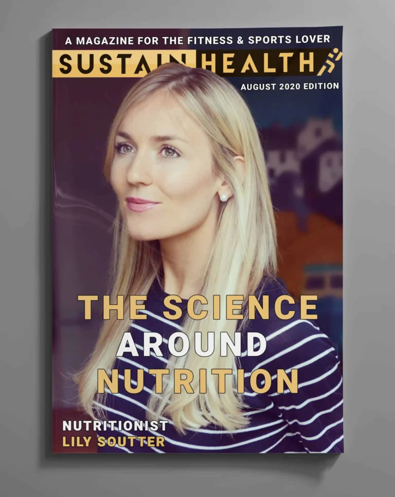 Lily Soutter sustain health August Cover