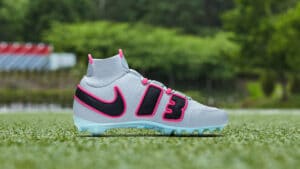 obj uptempo football cleats