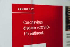 coronavirus news on screen 3970332