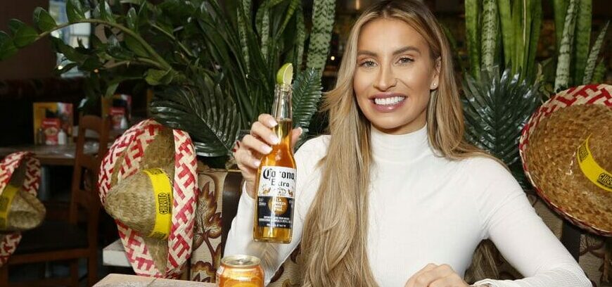 Ferne McCann Gets A Buzz Out Of Bugs As She Tries Chiquito’s New Edible Insects