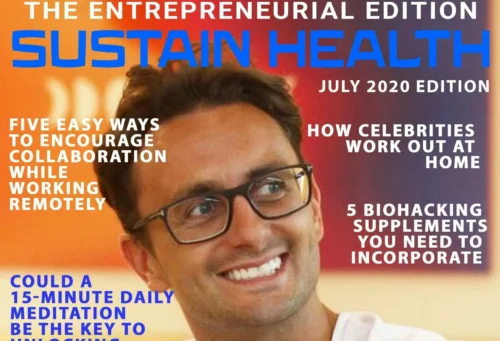 johny pach sustain health magazine cover