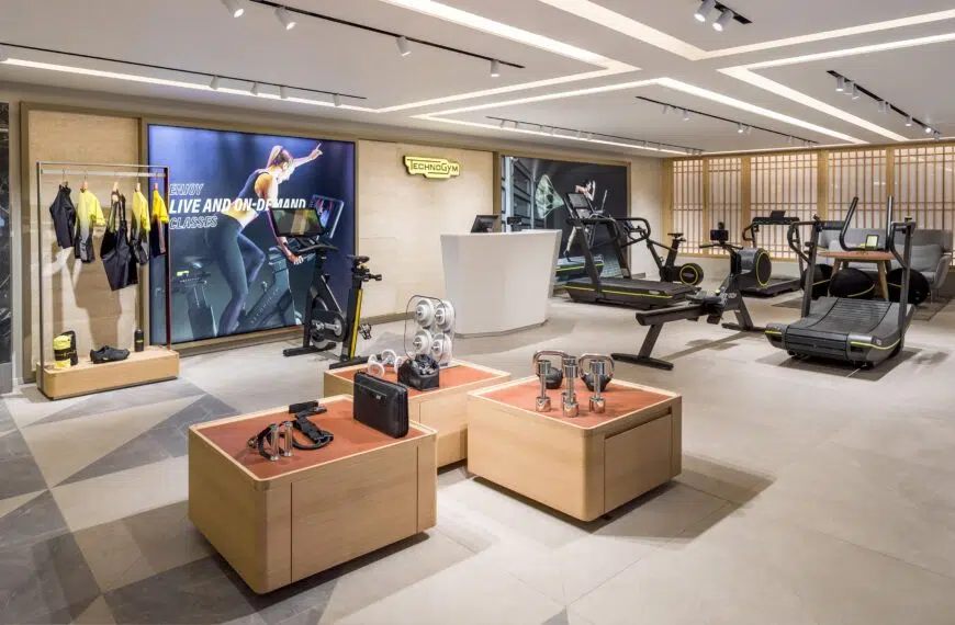 technogym in harrods store scaled
