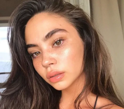 woman with great skin