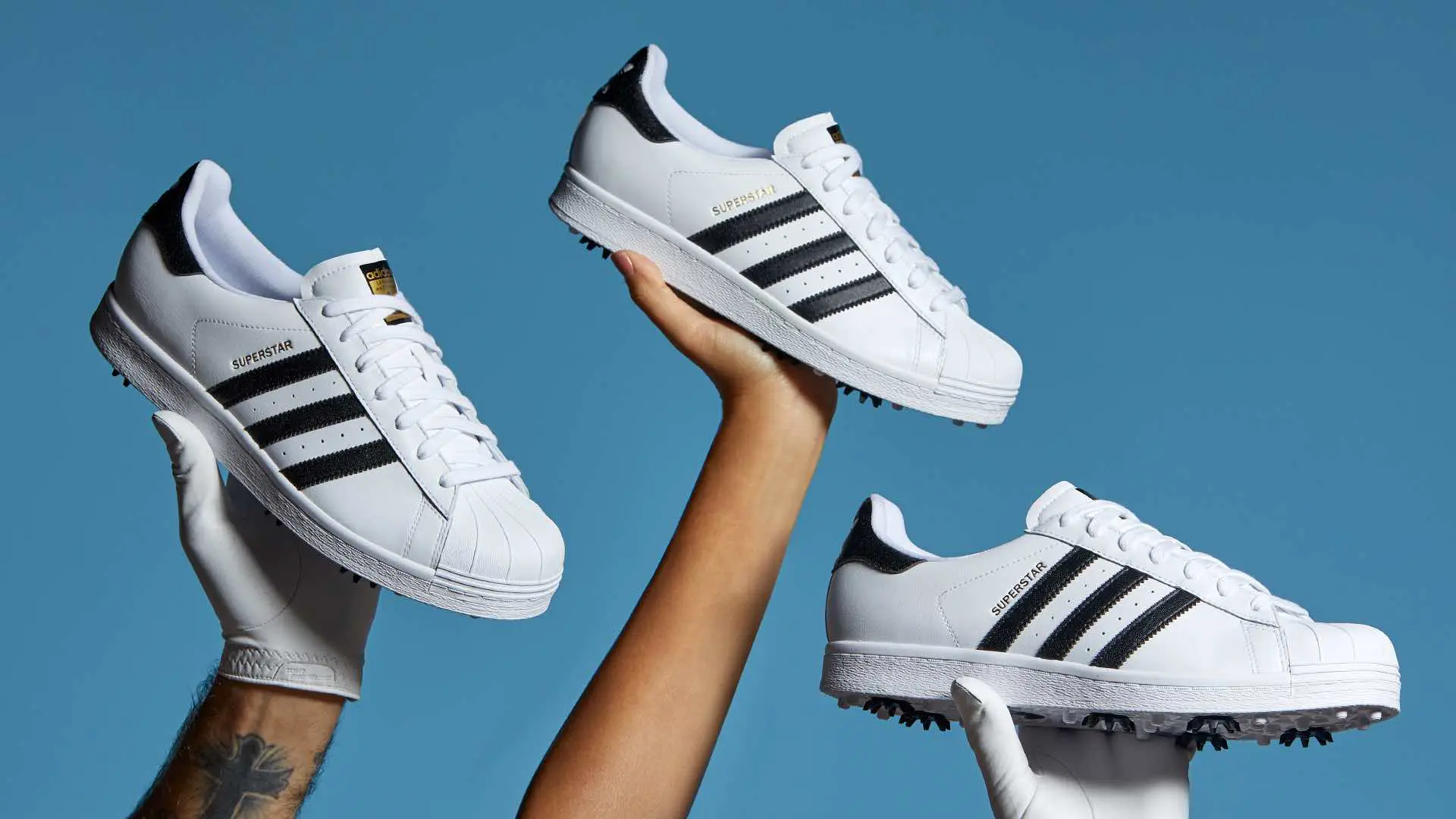 Adidas superstar limited edition brings iconic 3-stripes footwear to the course