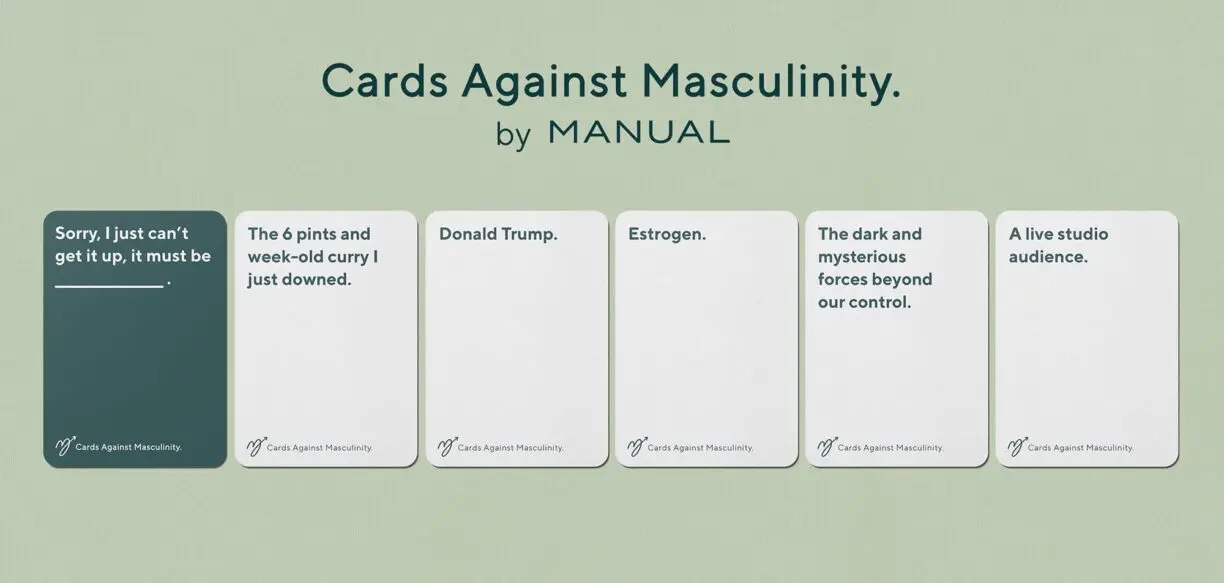 Manual cards against masculinity