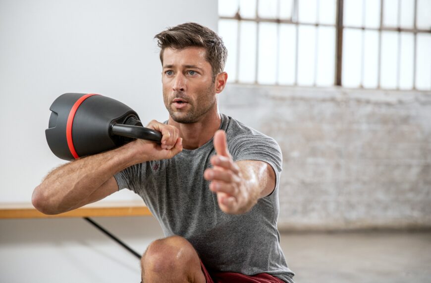 home kettlebell workout scaled