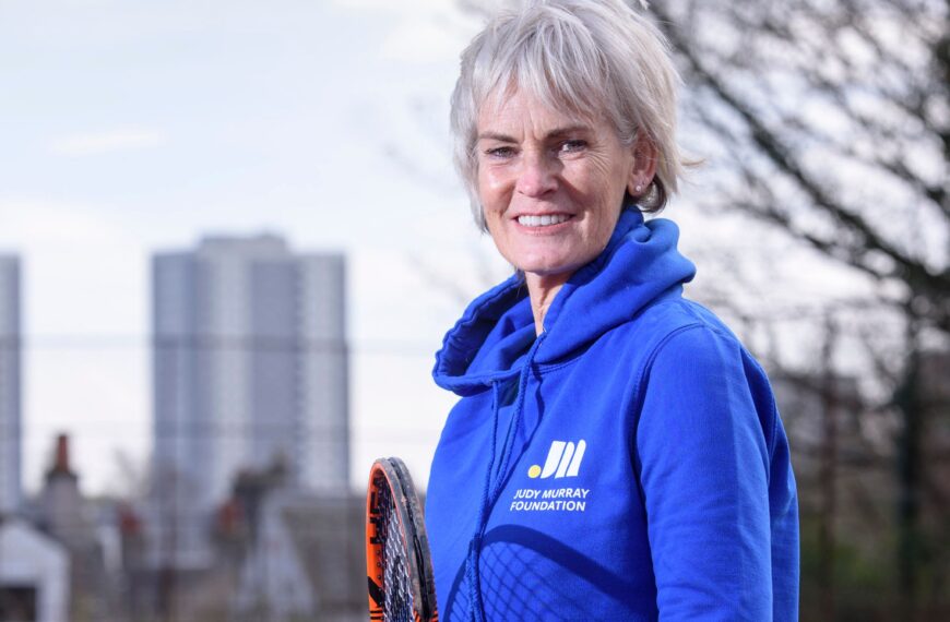 Judy Murray: ‘Surround Yourself With People Who Make You Feel Good’