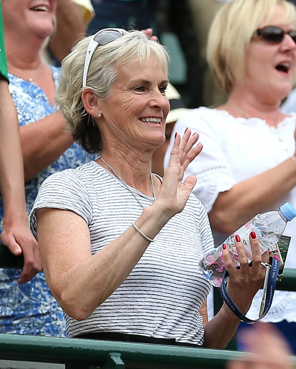 Judy Murray at The Wimbledon Championships in 2018