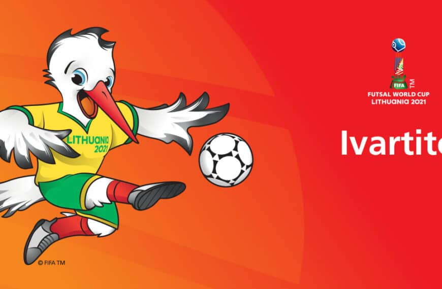 Dancing Stork Debuts As FIFA Futsal World Cup Lithuania 2021 Mascot