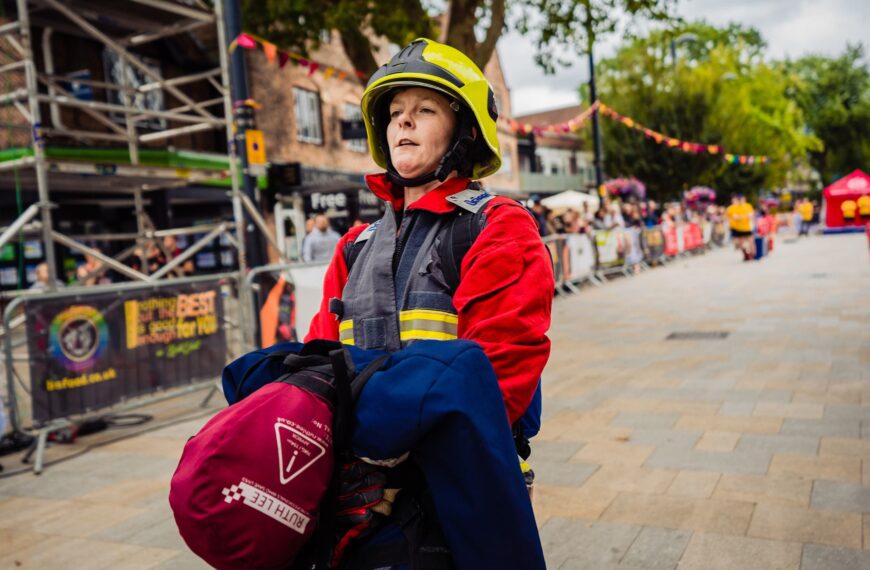 How One Firefighter Stays On Top Of Her Fitness Regime