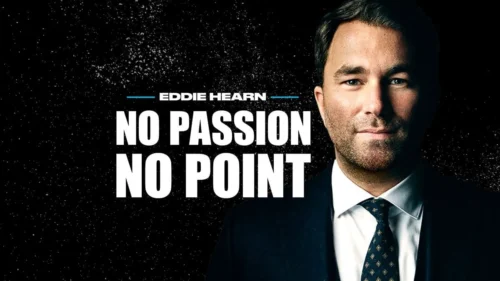 eddie hearn no passion no point poster