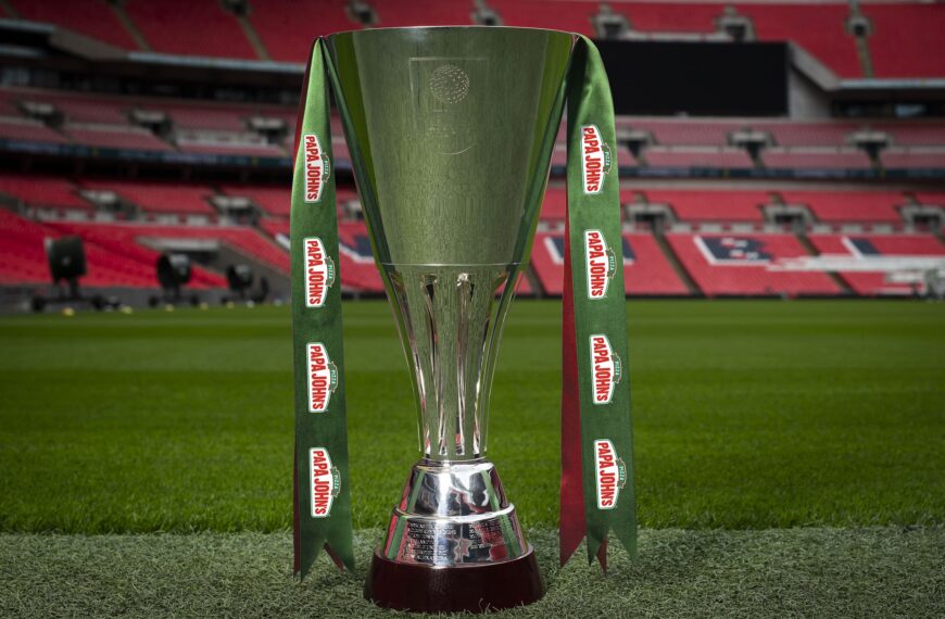 efl trophy with papa john