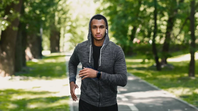 man running to music scaled