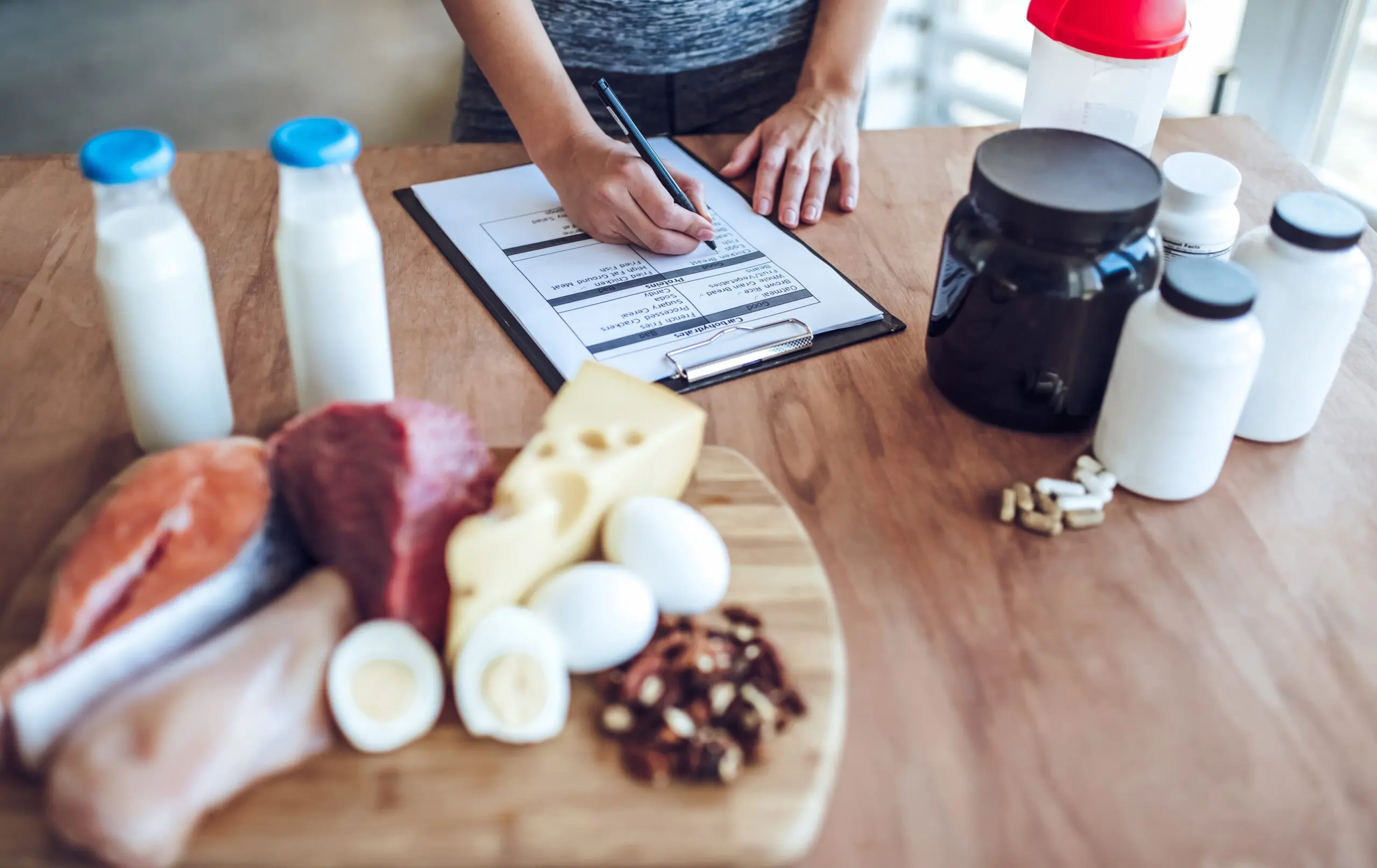 Sports person working out nutrition plan 1 scaled