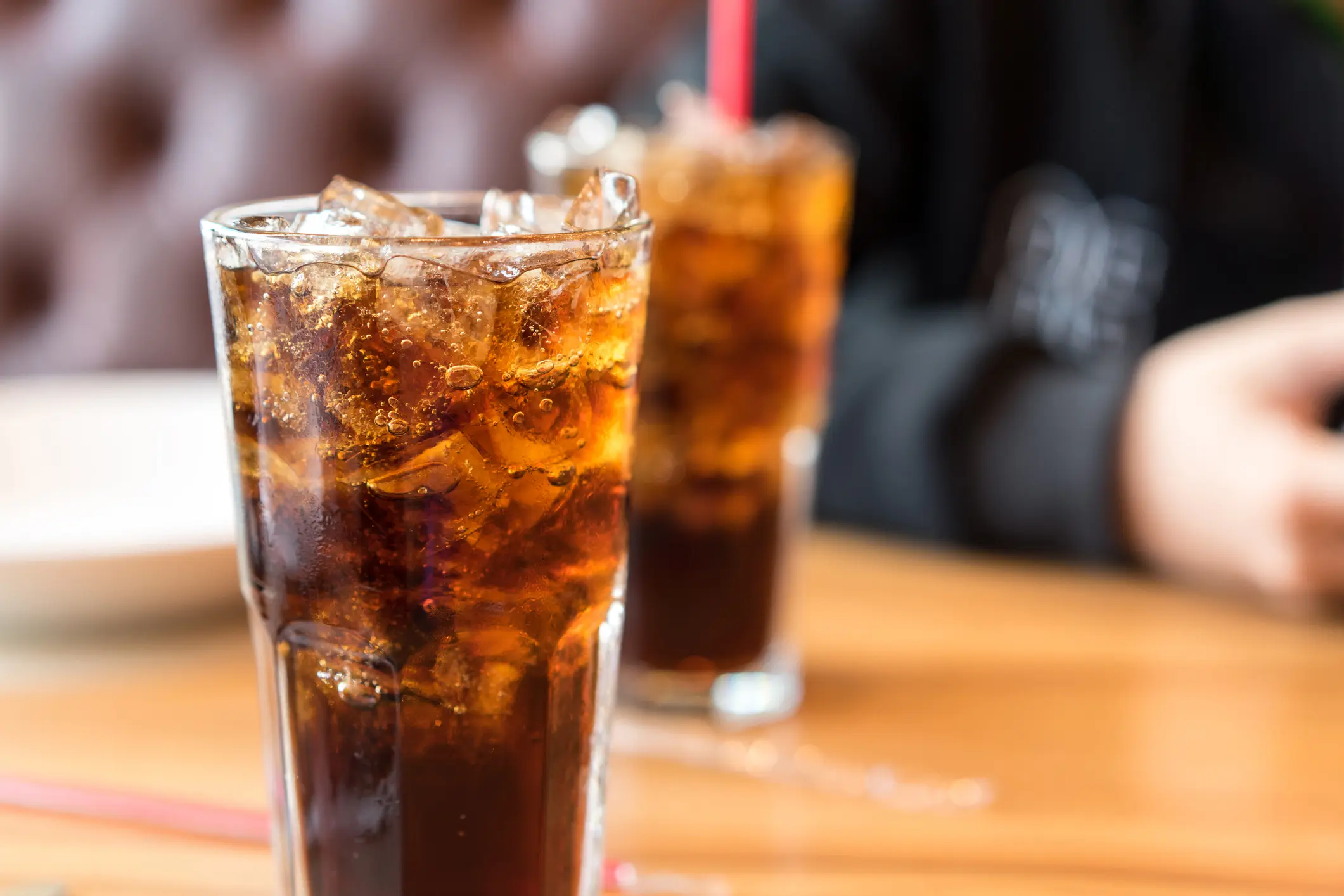 Two glasses of coke