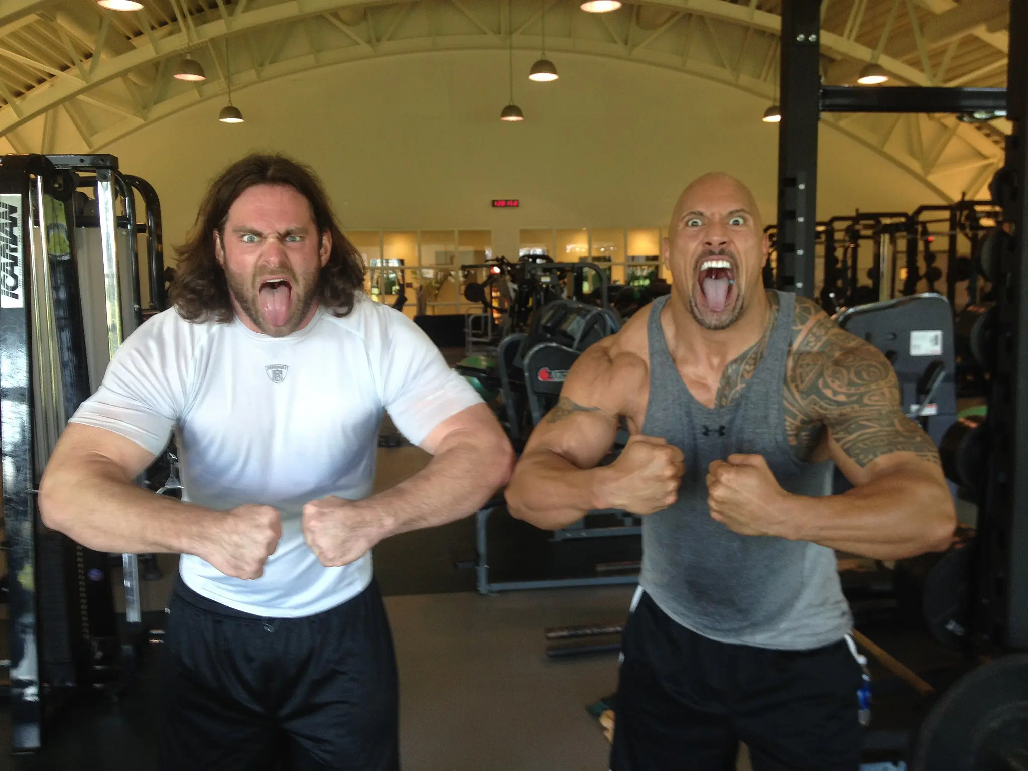 Evan mathis and dwayne johnson