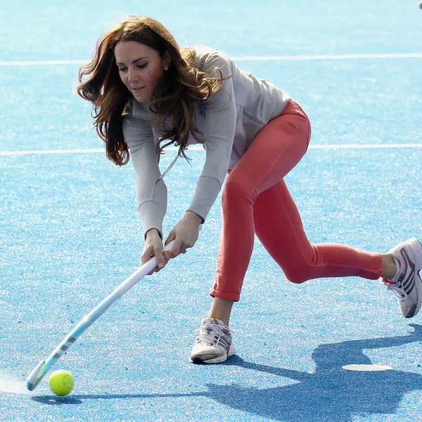 Kate middleton hits hockey ball scaled