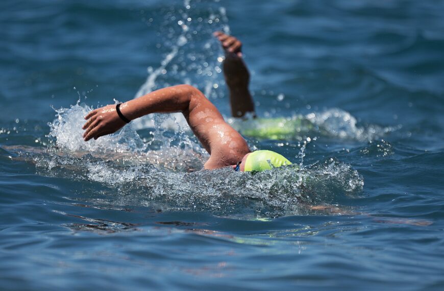 people swimming