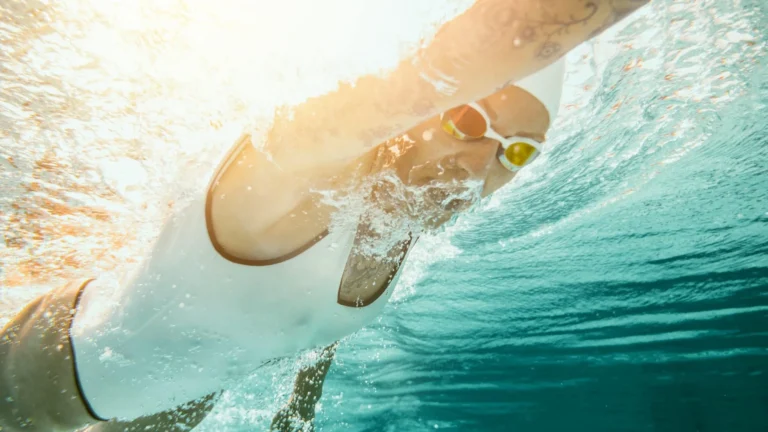 person swimming