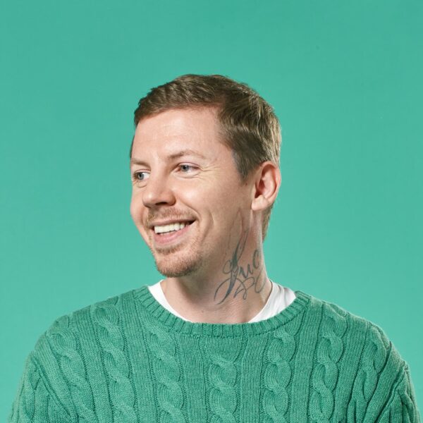 professor green wearing green