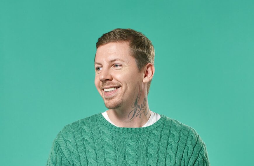 professor green wearing green