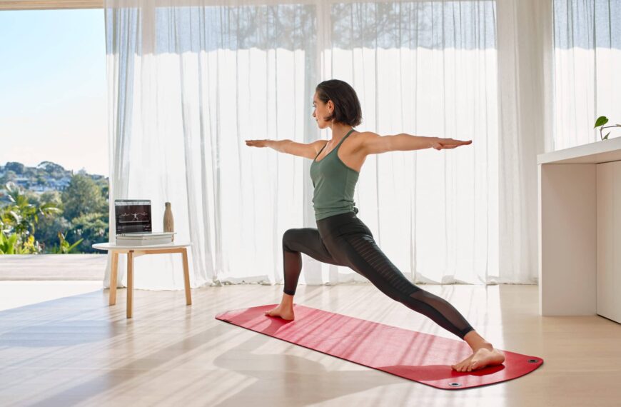 woman practices yoga scaled