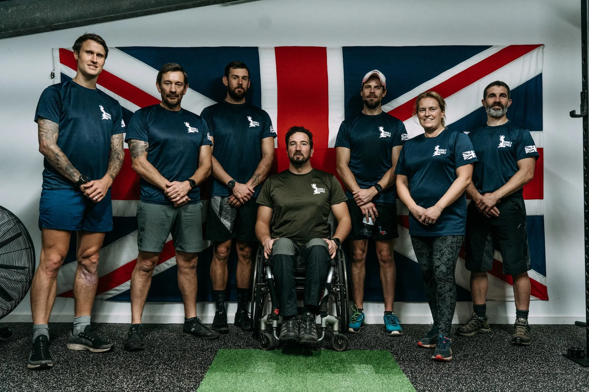 SAS Star Ollie Ollerton Mentors Disabled Ex military Team In A New World First Charity Challenge1
