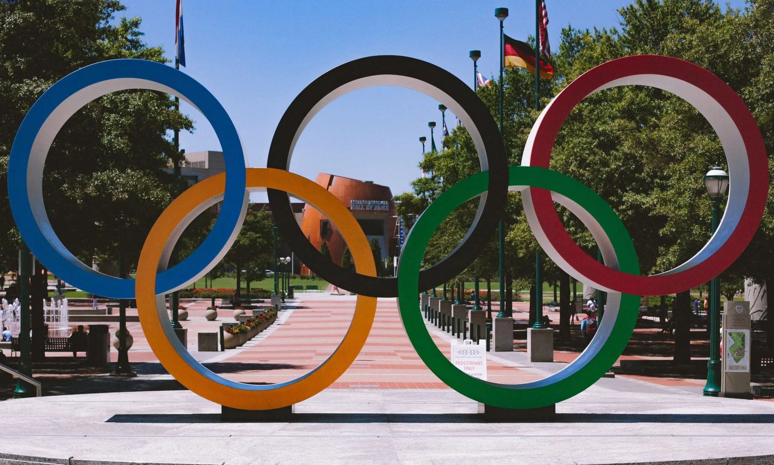 Olympic games rings scaled