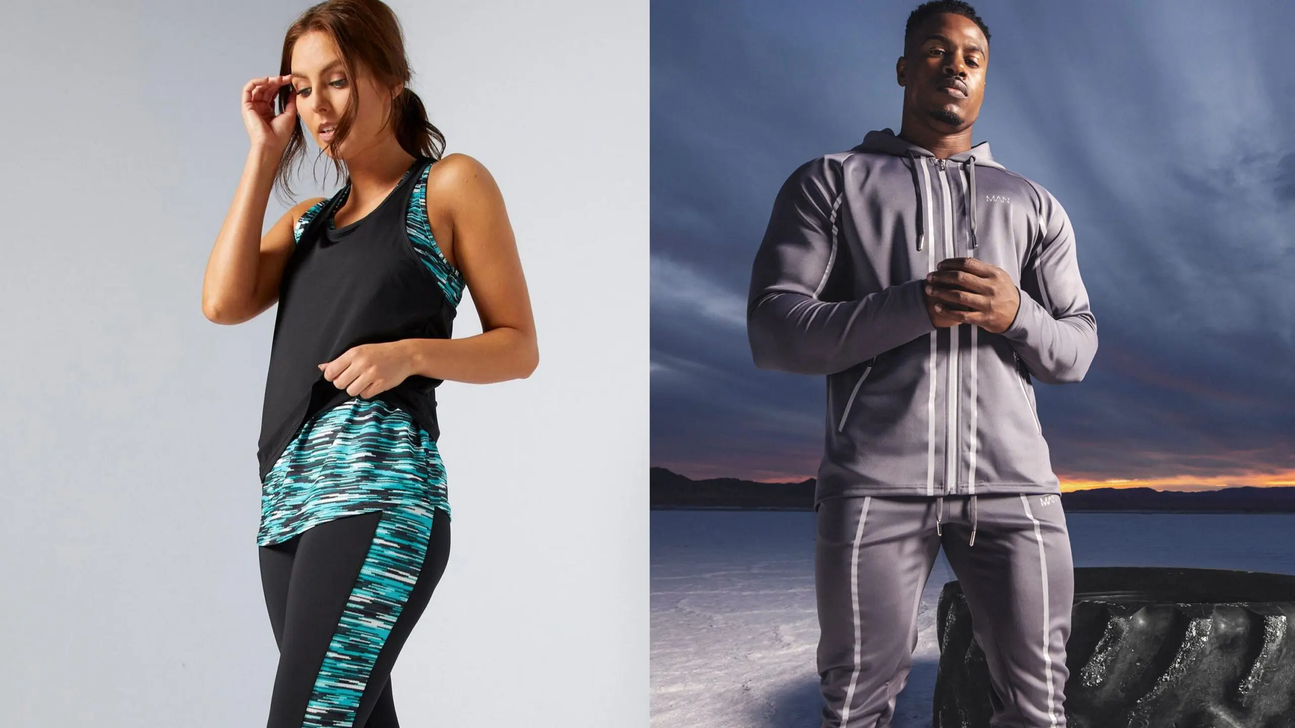 Man and woman in sportingwear scaled