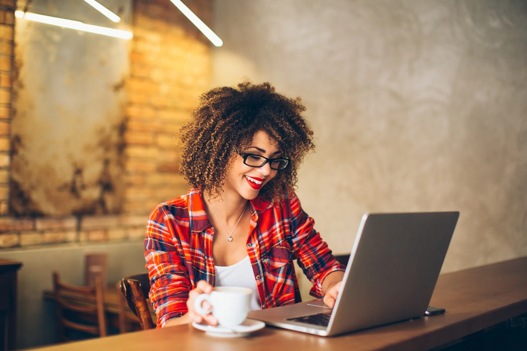 woman being productive