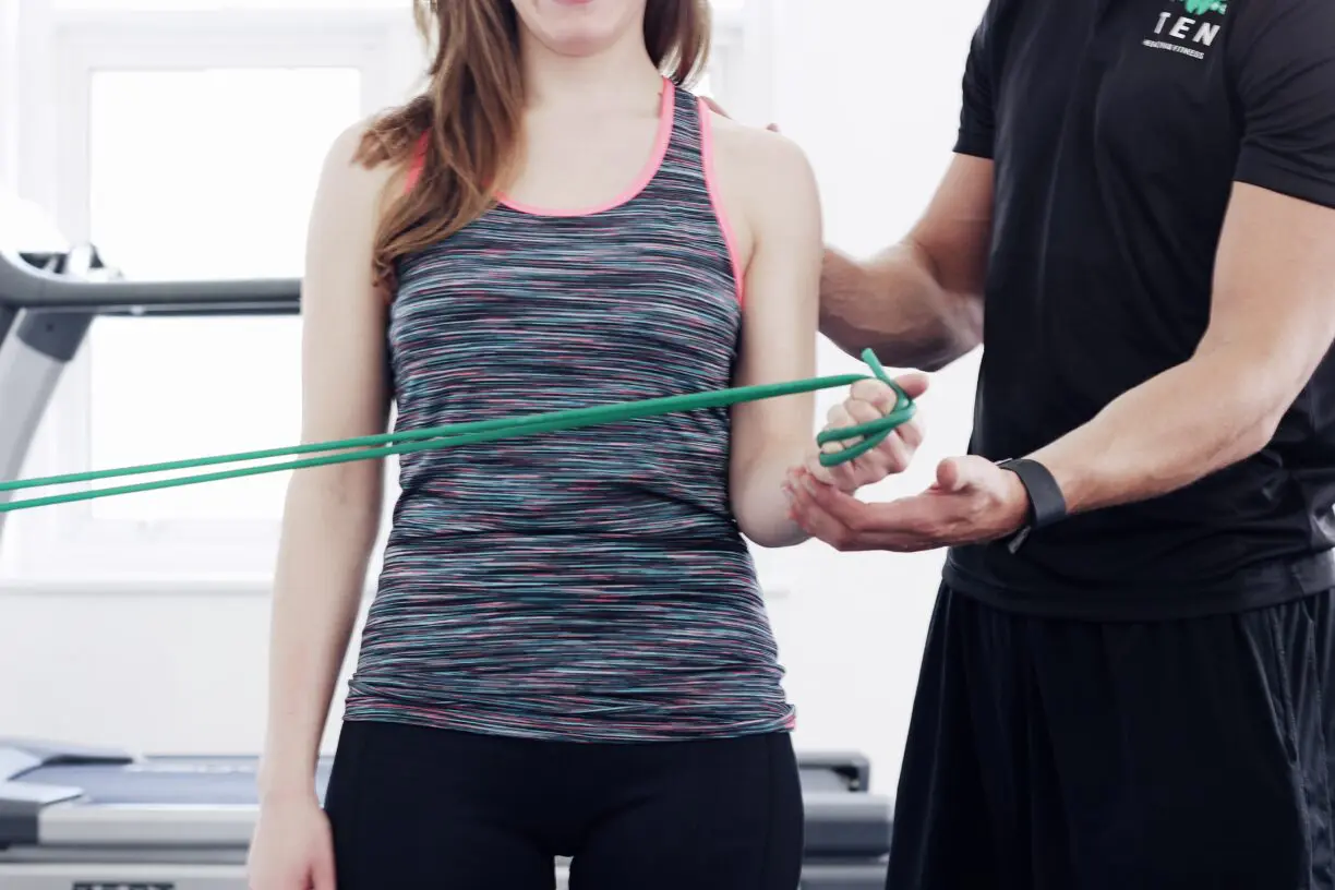 Ten health pt training with resistance band