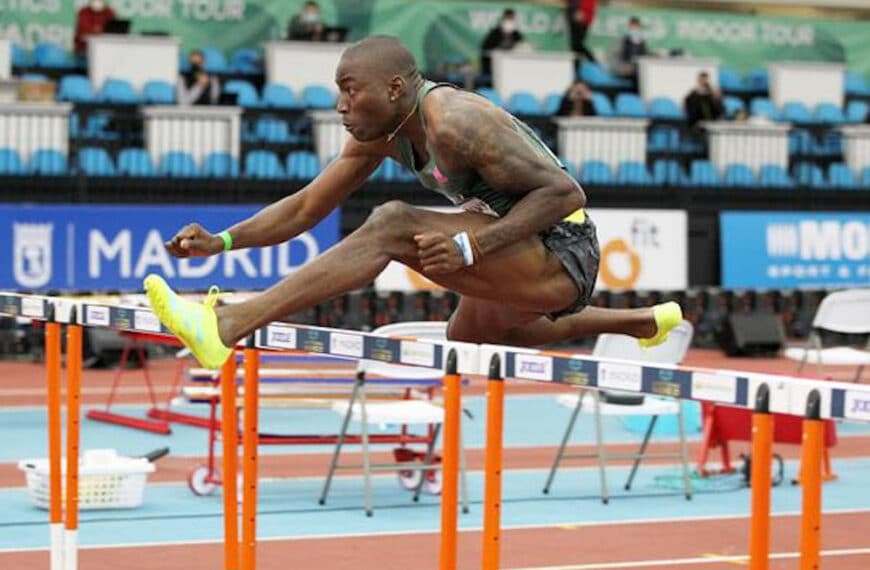 World champion Grant Holloway