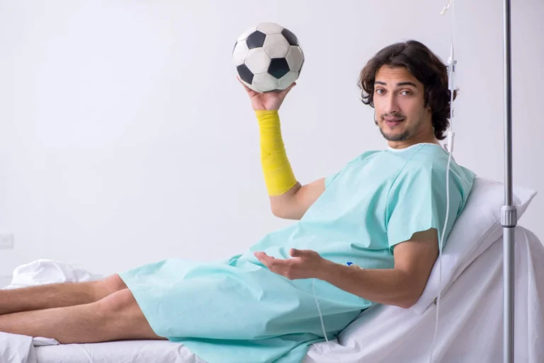 footballer on IV drip scaled