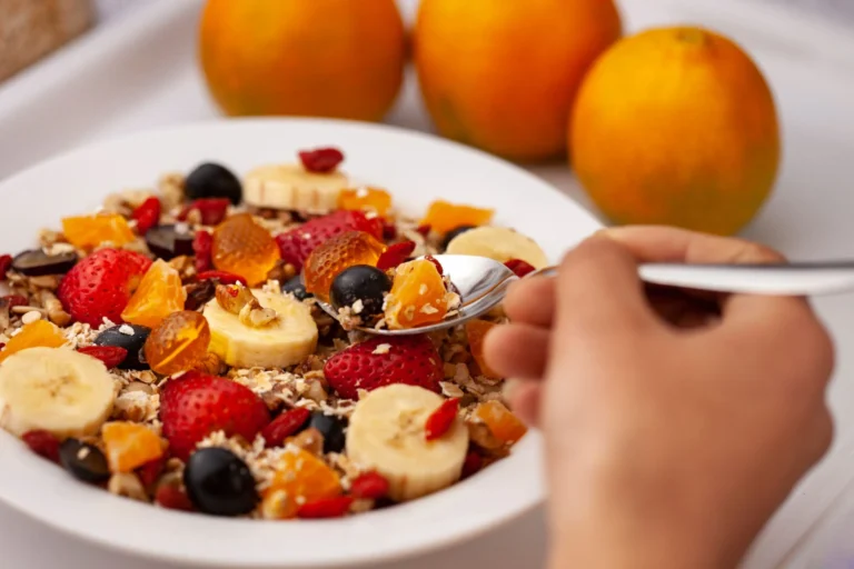high fibre breakfast