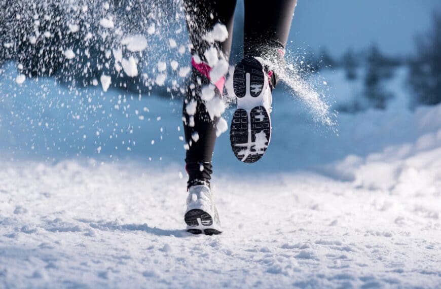 running on snow scaled