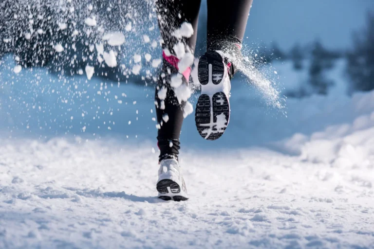running on snow scaled