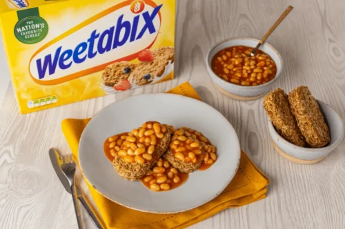 weetabix on beans
