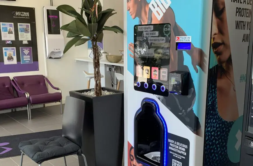 Bio Synergy vending machine x Anytime Fitness scaled