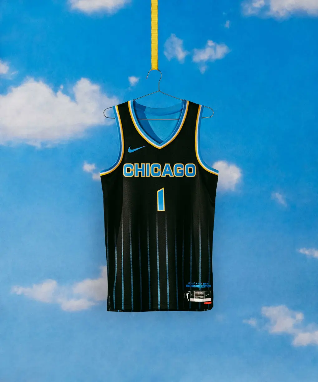 Chicago Sky Explorer Edition Women's Nike Dri-FIT WNBA Victory Jersey.