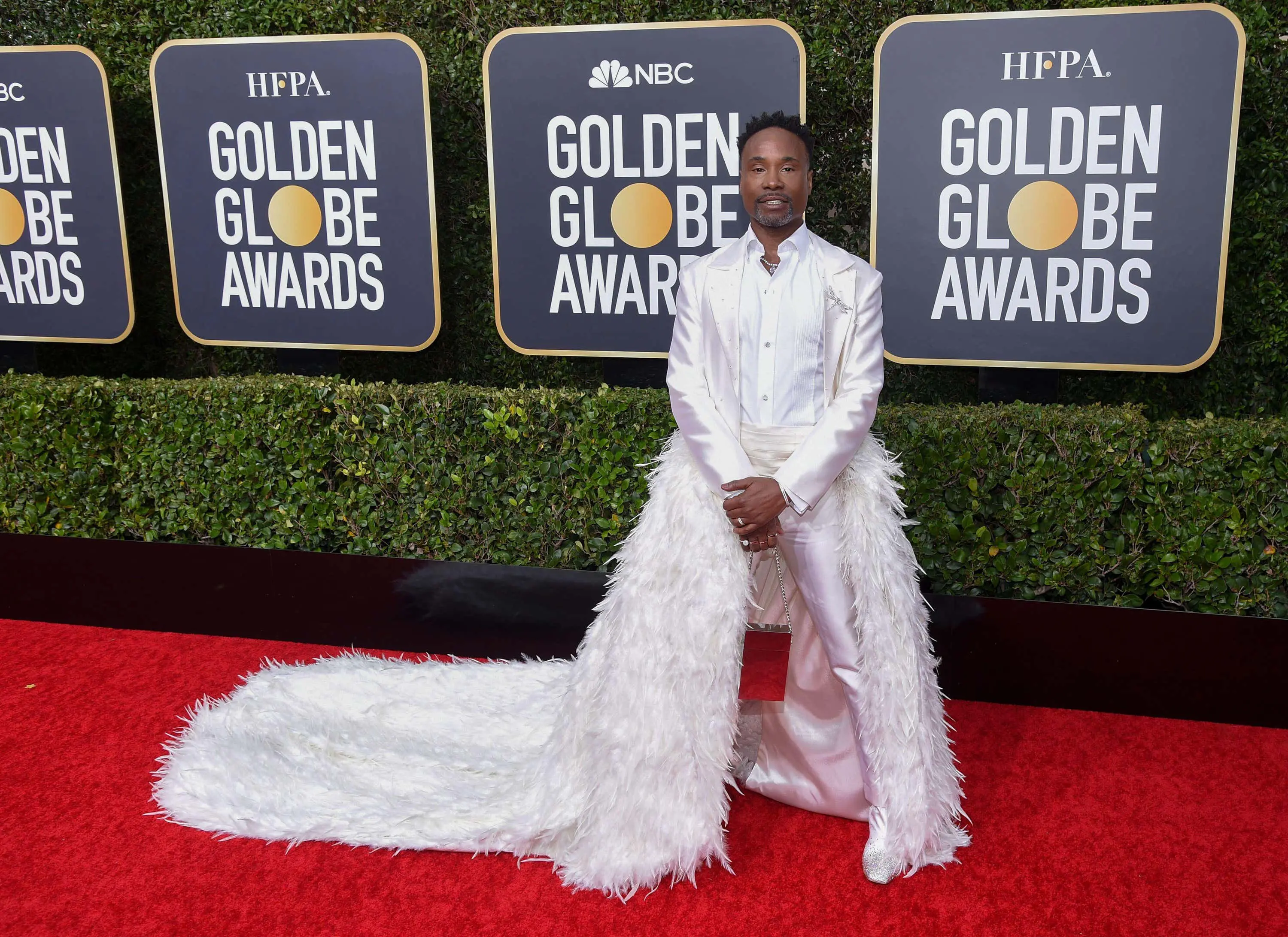 Billy porter on the red carpet at the golden globe awards scaled