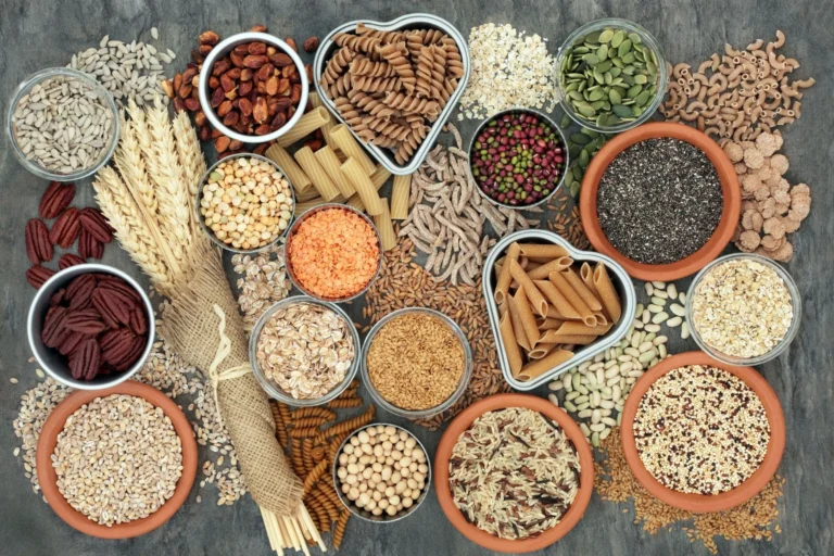 table of fibre foods